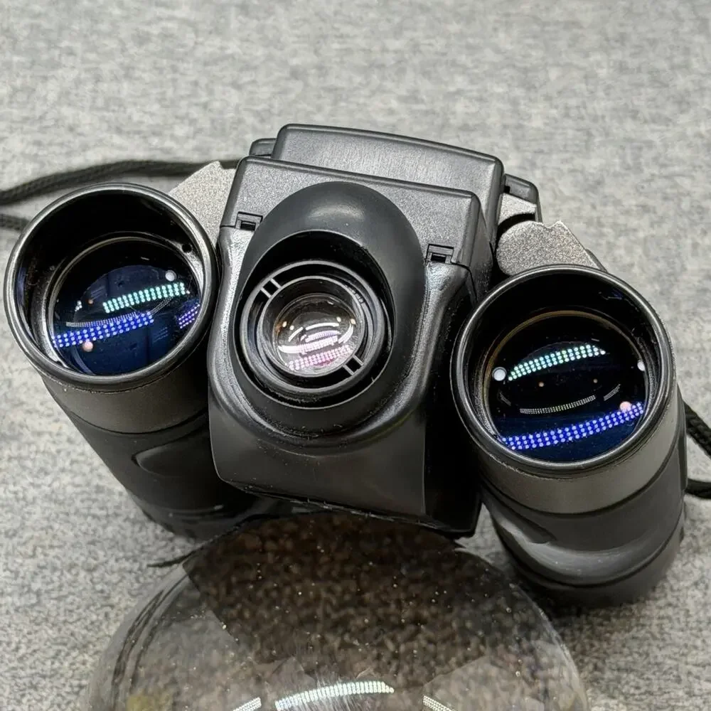 Old Y2K Meade CaptureView 8x22 Integrated Low Pixel Digital Camera Binoculars
